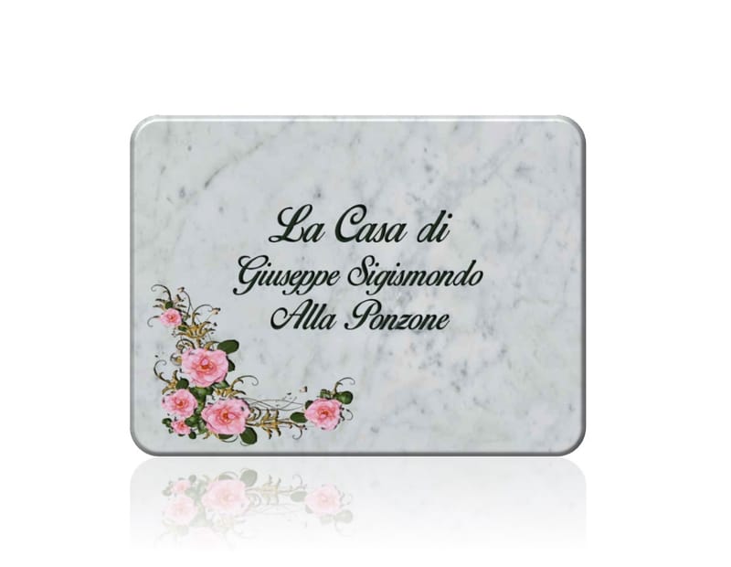 Targa per ville e dimore personalizzabile