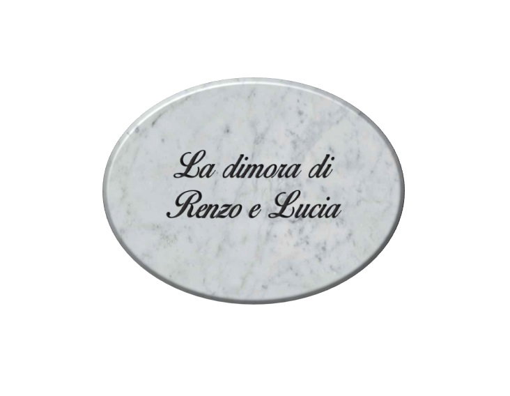 Targa per ville e dimore personalizzabile