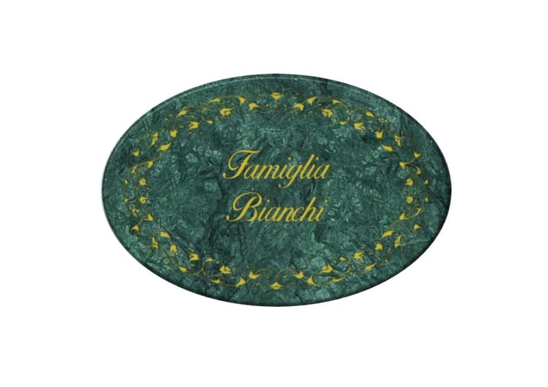 Targa per ville e dimore personalizzabile