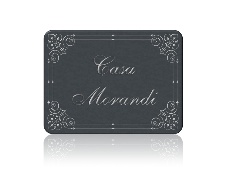Targa per ville e dimore personalizzabile