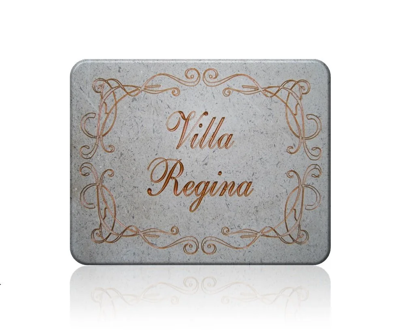 Targa per ville e dimore personalizzabile