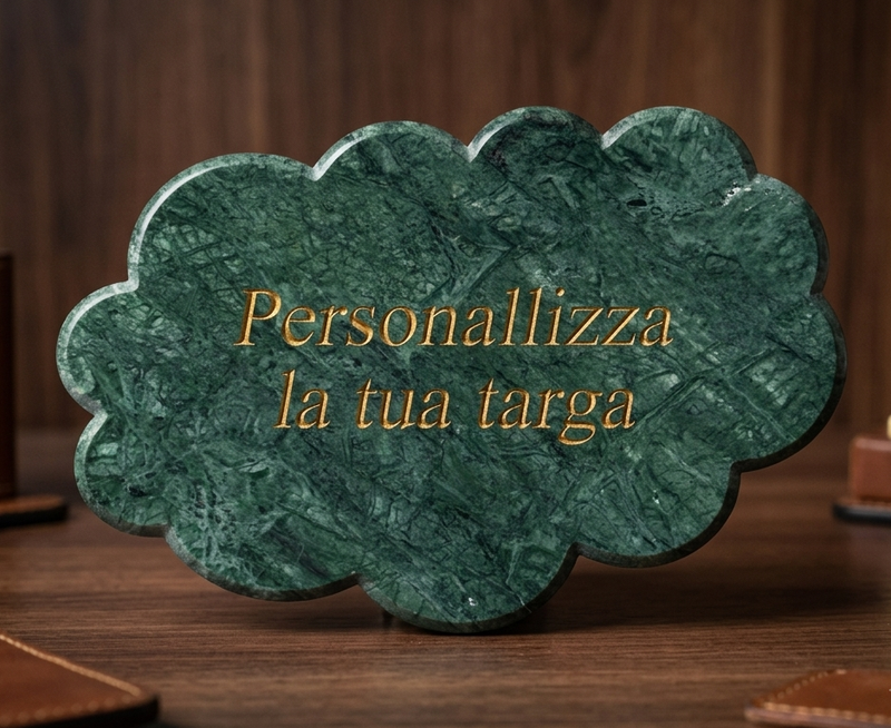 TARGA NUVOLA PRSONALIZZABILE