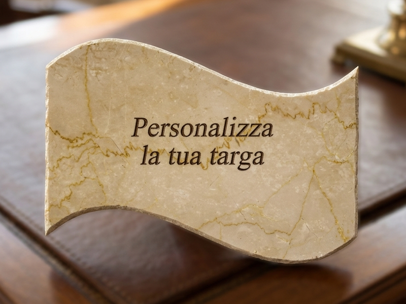 TARGA ONDA PICCOLA PERONALIZZABILE
