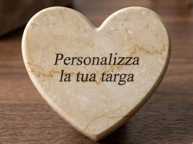 TARGA CUORE PERONALIZZABILE