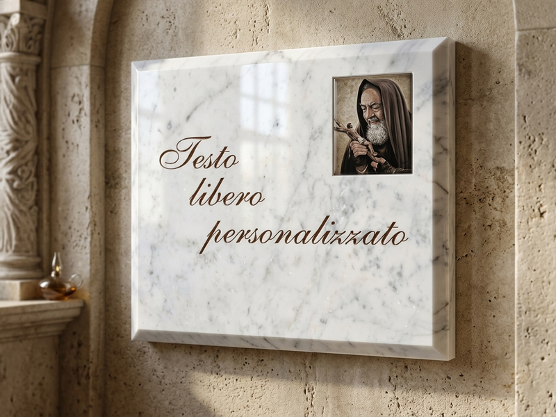 TARGA COMMEMORATIVA PERSONALIZZABILE