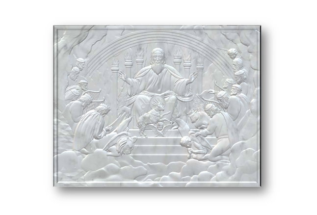 SCULTURA BASSORILIEVO ARTE SACRA 004