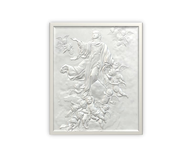 SCULTURA BASSORILIEVO ARTE SACRA 005