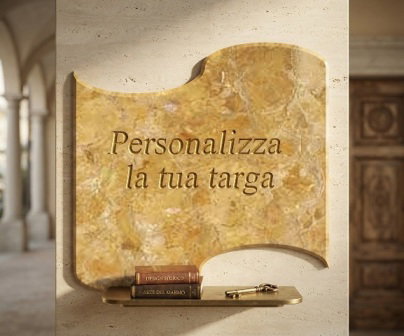 TARGA ONDA ALTA PERSONALIZZABILE PROPOSTA 001