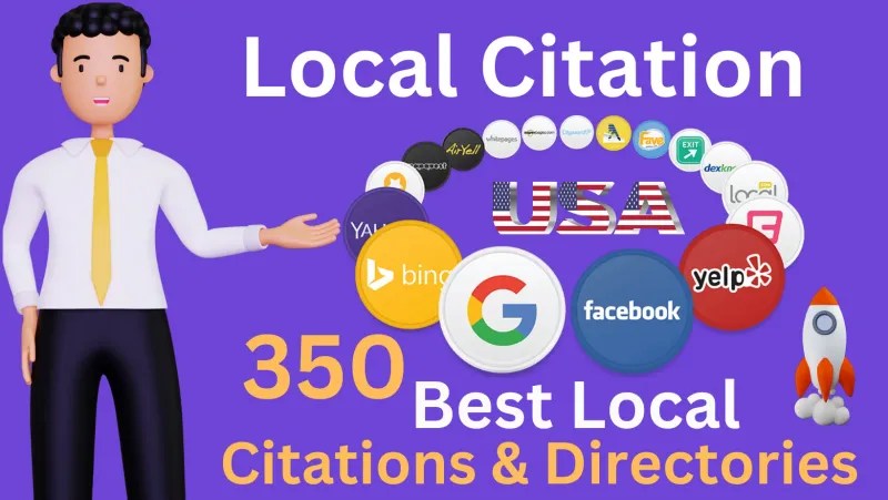 I will do yext, moz, bright local 350 USA local seo local citation and business listing