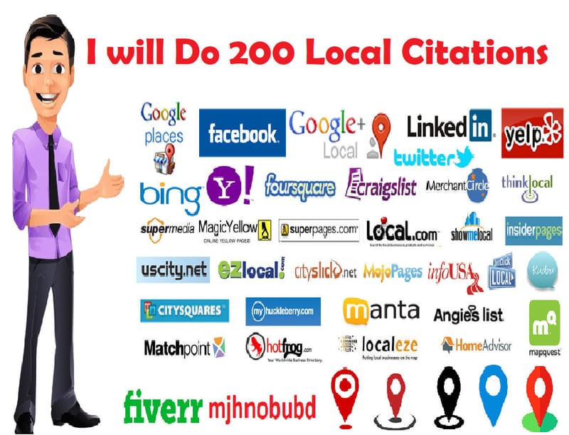 I will do 200 local SEO, local citations, business listings and directory submission