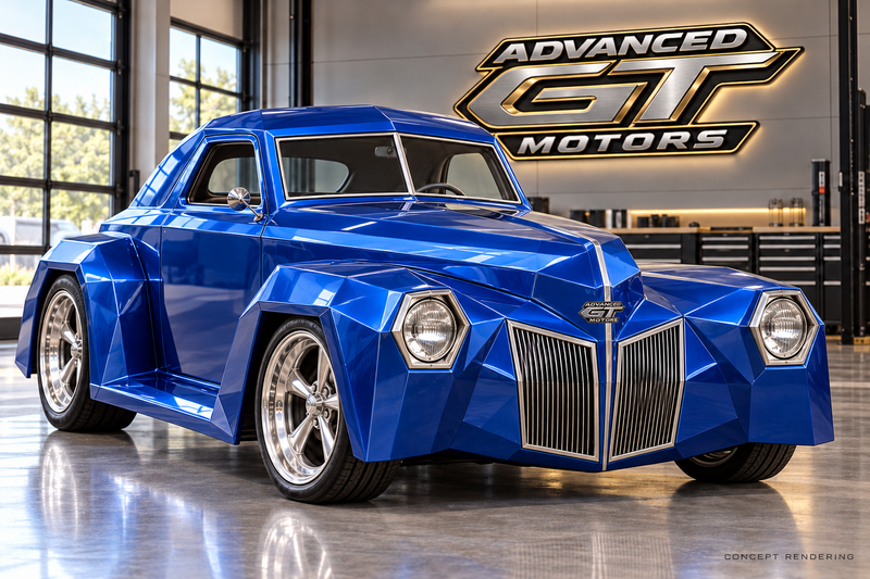 1941 Willys-Inspired Angular Coupes — Advanced GT Motors
