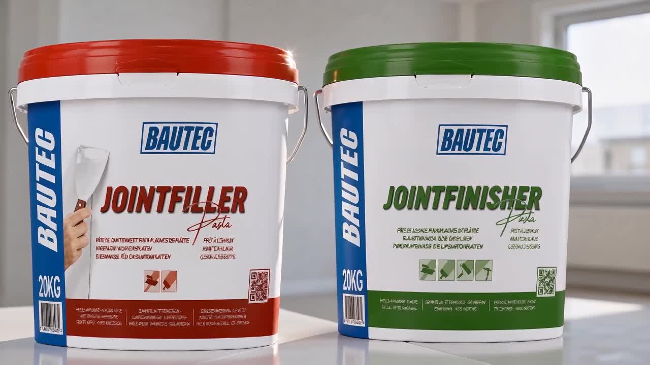 BAUTEC JOINTFILLER PASTA & BAUTEC JOINTFINISHER PASTA