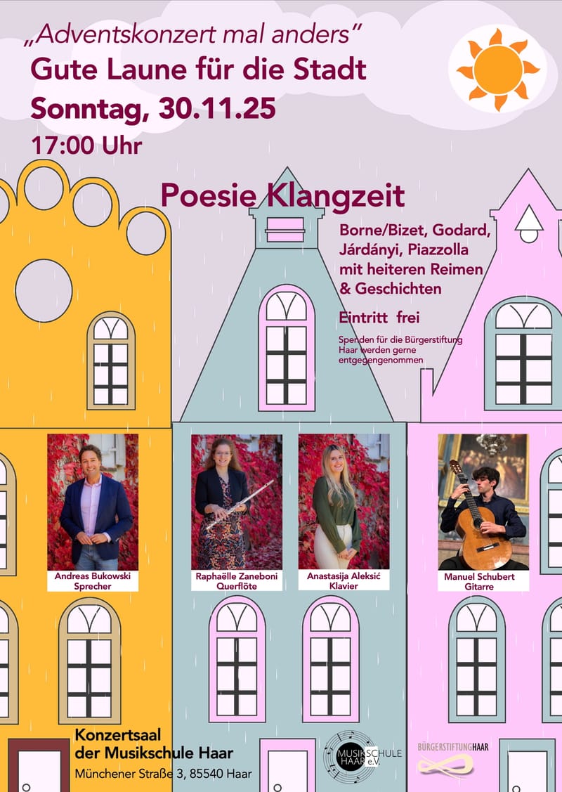 „Adventskonzert mal anders“ - Gute Laune für die Stadt