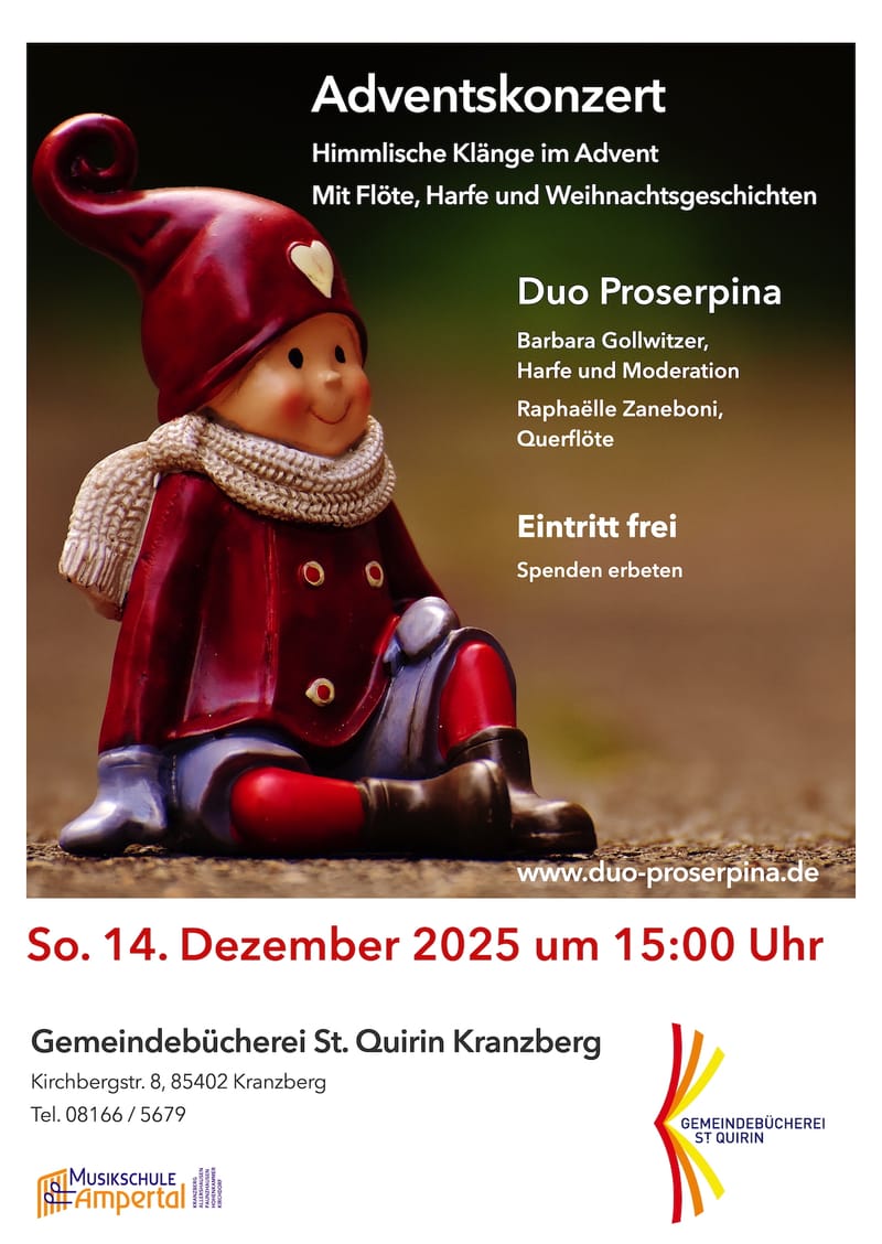 Adventskonzert Duo Proserpina