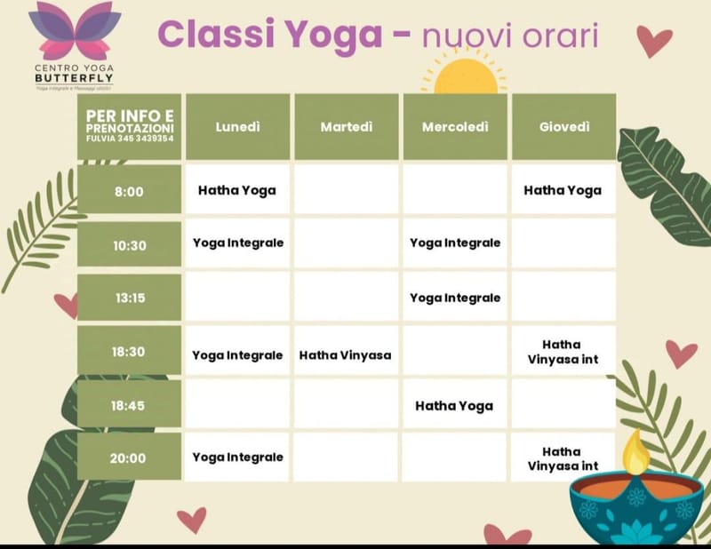 CLASSI YOGA DI GRUPPO