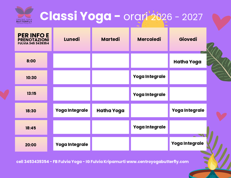 CLASSI YOGA DI GRUPPO