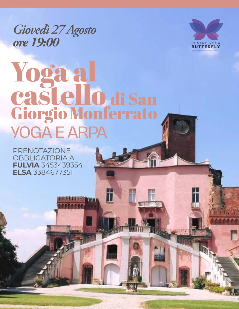 Yoga al castello di San Giorgio Monferrato