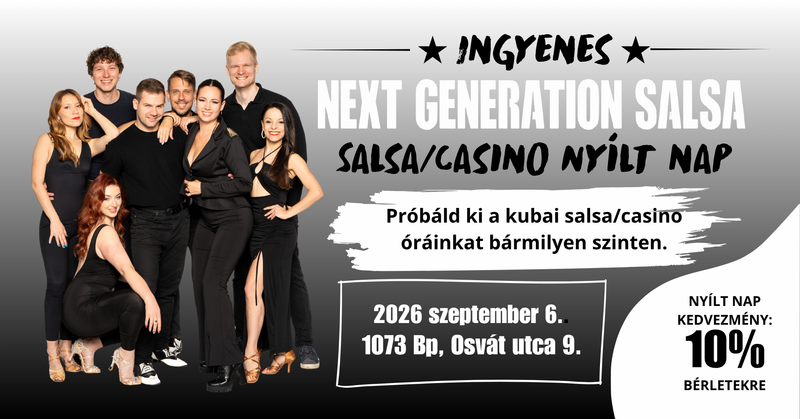 NG Salsa INGYENES NYÍLT NAP