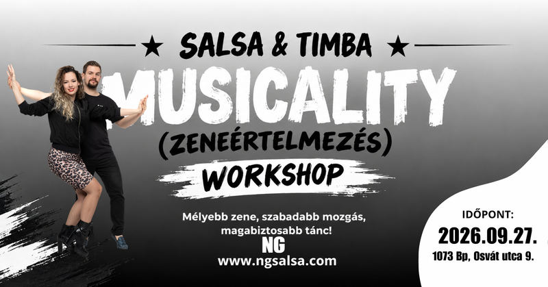 NG Salsa - Musicality (zeneértelmezés) Workshop