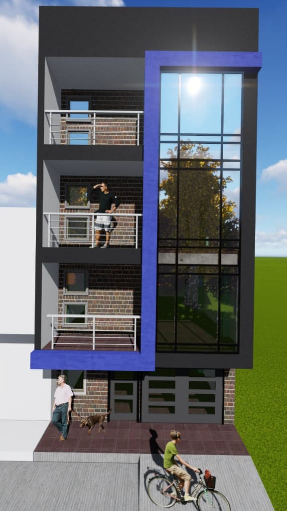 DISEÑO FACHADA EDIFICIO CUASQUER