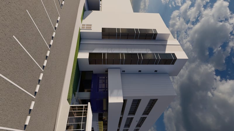 DISEÑO FACHADA BLOQUE 5 CEDI ALKOSTO PASTO
