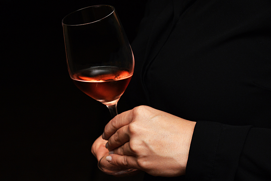 verre de vin rosé