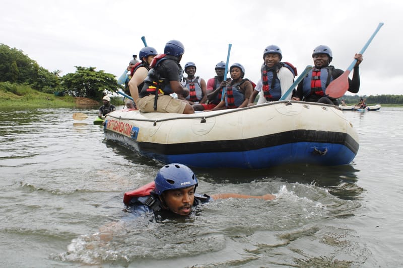 Explore Uganda: White Water Rafting on the Nile River