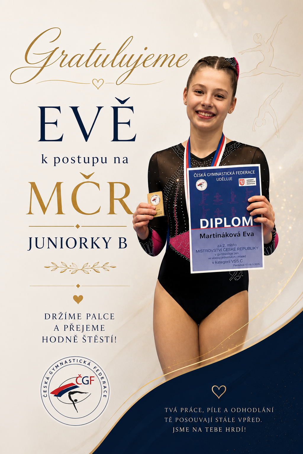 Eva Martináková si vybojovala postup na MČR