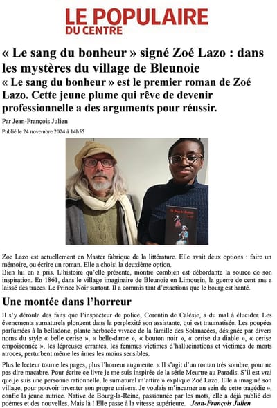 Le Sang du Bonheur