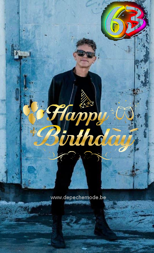 Happy birthday, msiter Martin Gore !