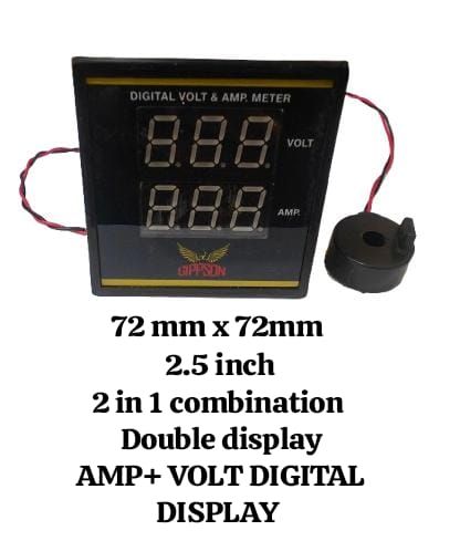 DIGITAL AMMETER 72 x 72 SQ MM