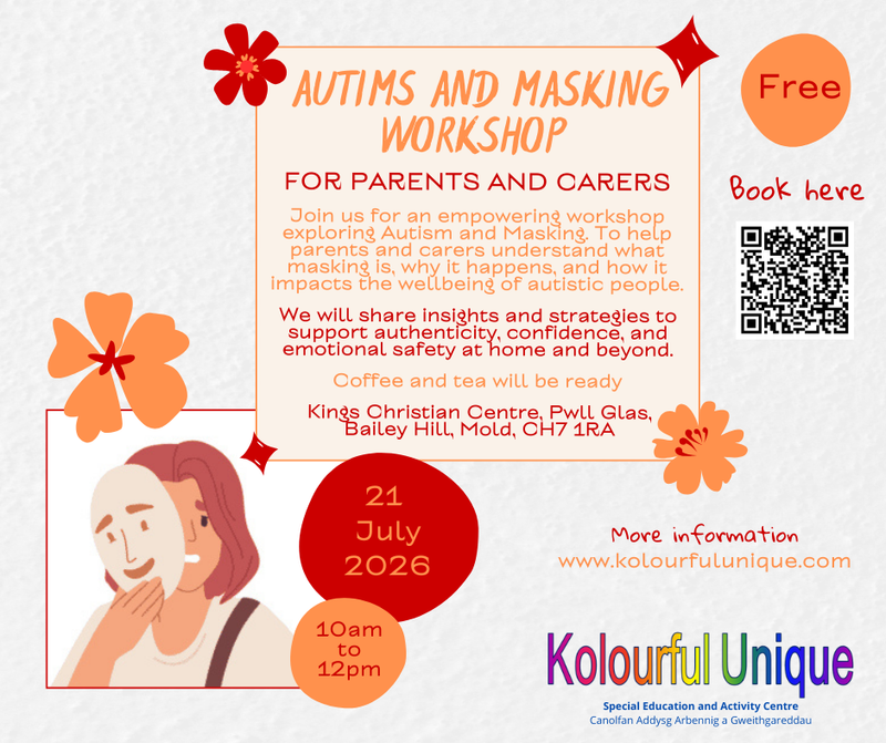 Parent/Carers Workshop - Autims and Masking