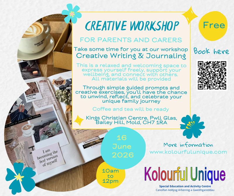 Parent/Carers Workshop - Creative Writing & Journaling