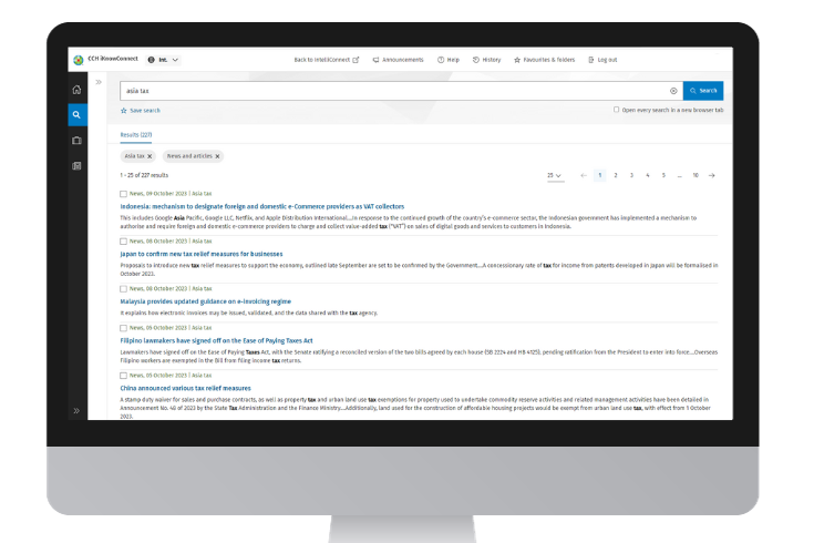 CCH iKnowConnect - Asia Tax - AU - 4