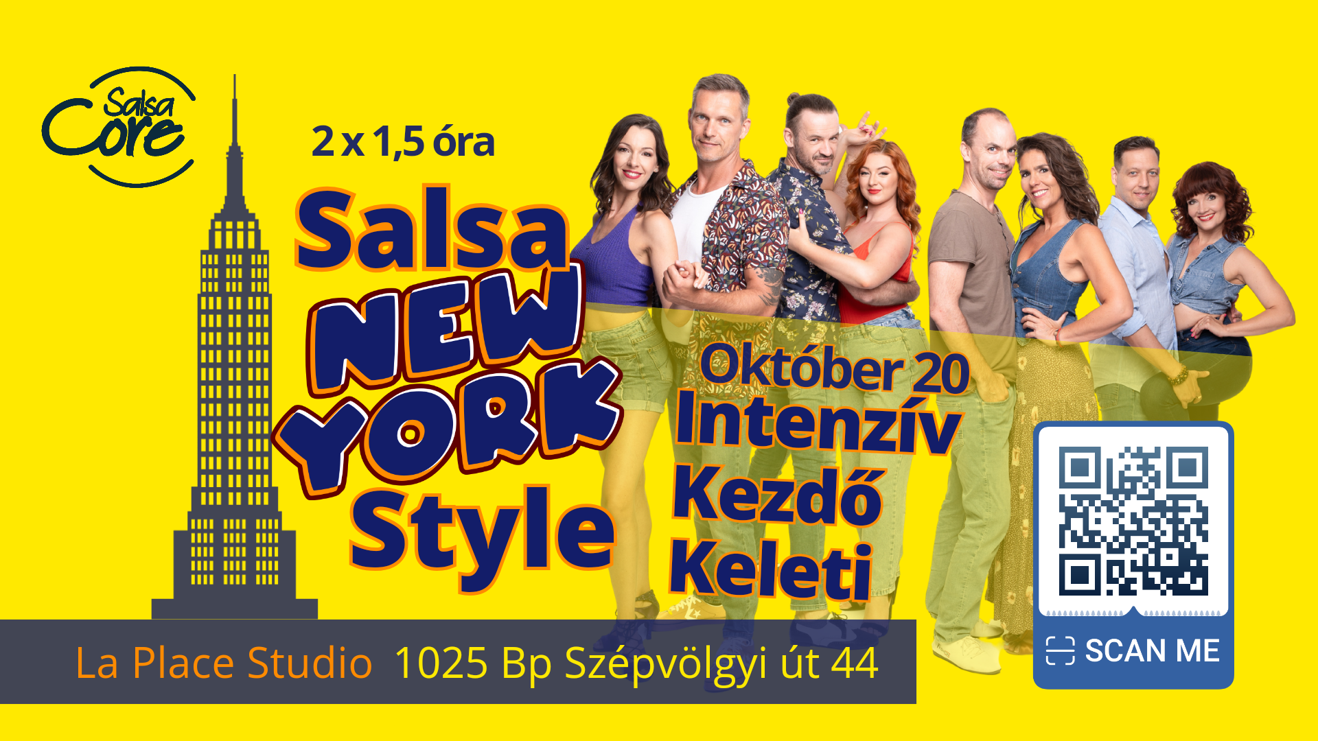 Intenzív Kezdő Salsa New York Style - Buda