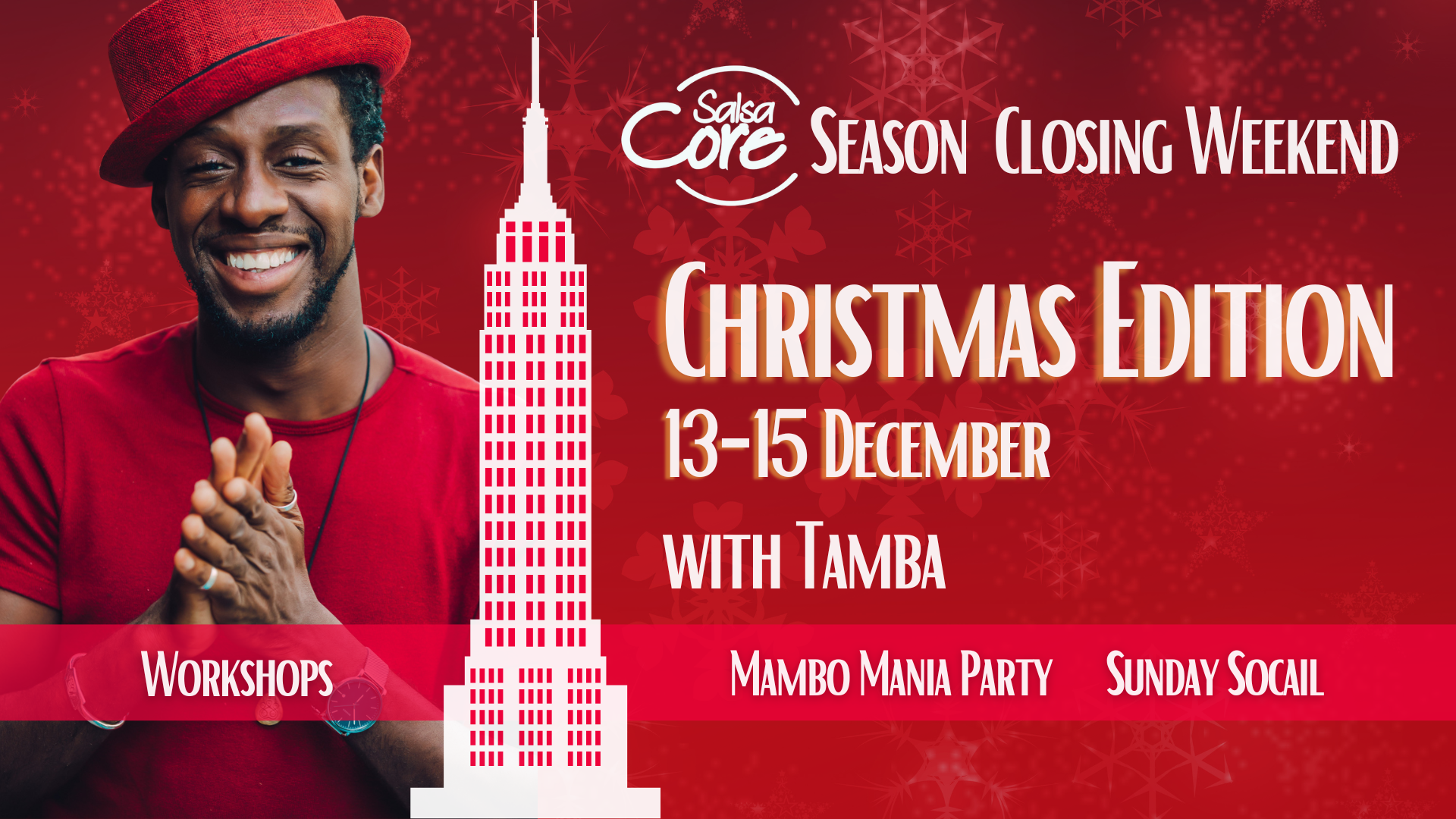 Salsa Core Season Closing Weekend with Tamba - Christmas Edition