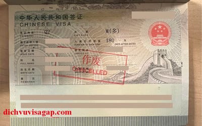 Tranh huy visa Trung Quoc ngay khi nhap canh Trung Quoc