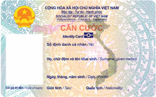 thẻ căn cước