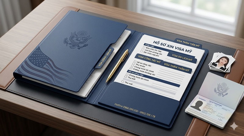 Hồ sơ xin visa Mỹ