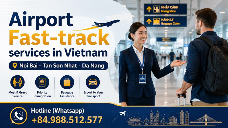 Vietnam Airport Fast Track Service for First-Time Visitors