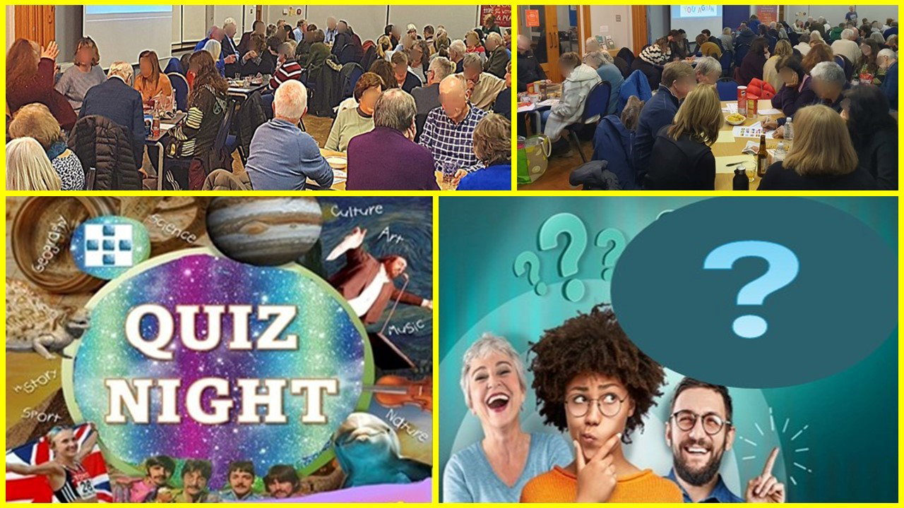 Community Quiz Night 13th June @ 7:30pm at Christ Church Ewell, KT17 1AD
