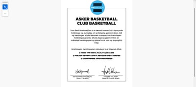 Asker Basketball Club er Rent Idrettslag