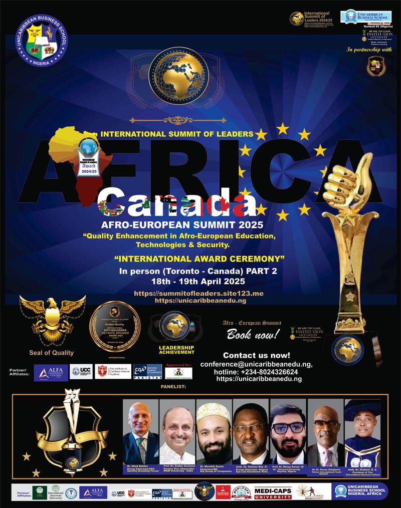 AFRO - EUROPEAN SUMMIT CANADA 2025