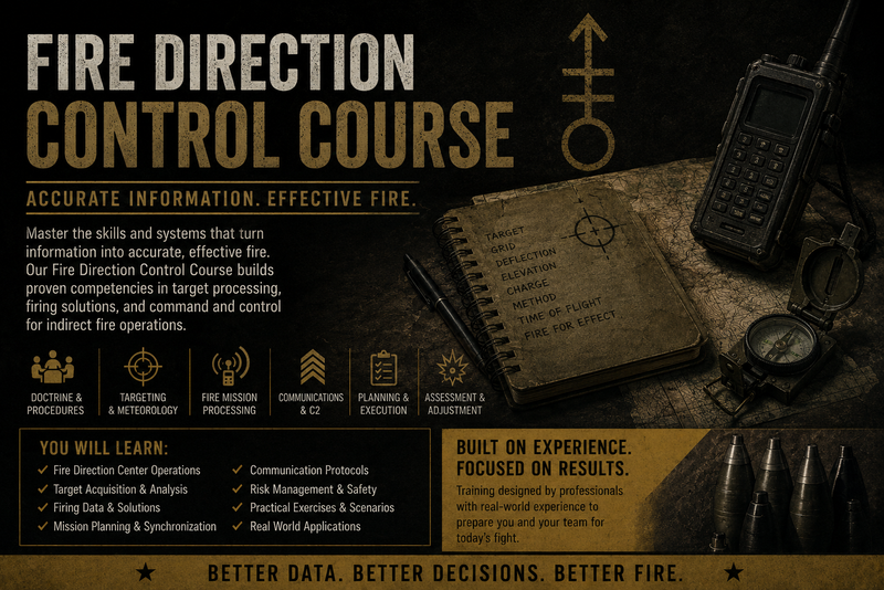 Fire Direction Control Course