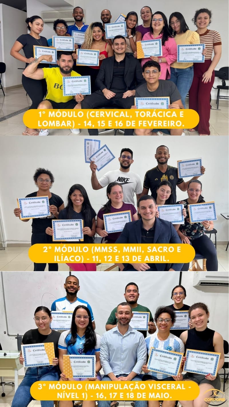 Masterclass Formação em Manipulação Vertebral e Visceral.