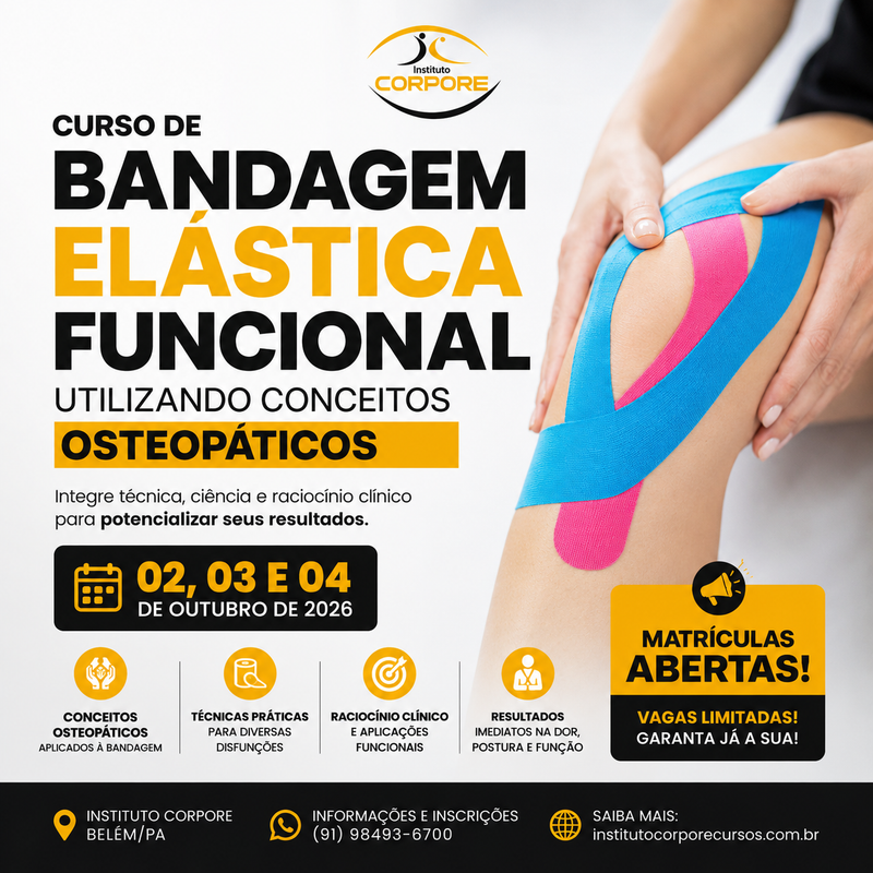 BANDAGEM ELÁSTICA FUNCIONAL - Conceito Osteopaticos.