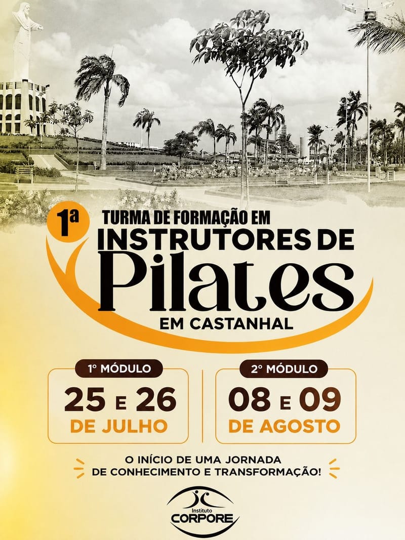 Curso de Formação Completa em Instrutores de Pilates - CASTANHAL