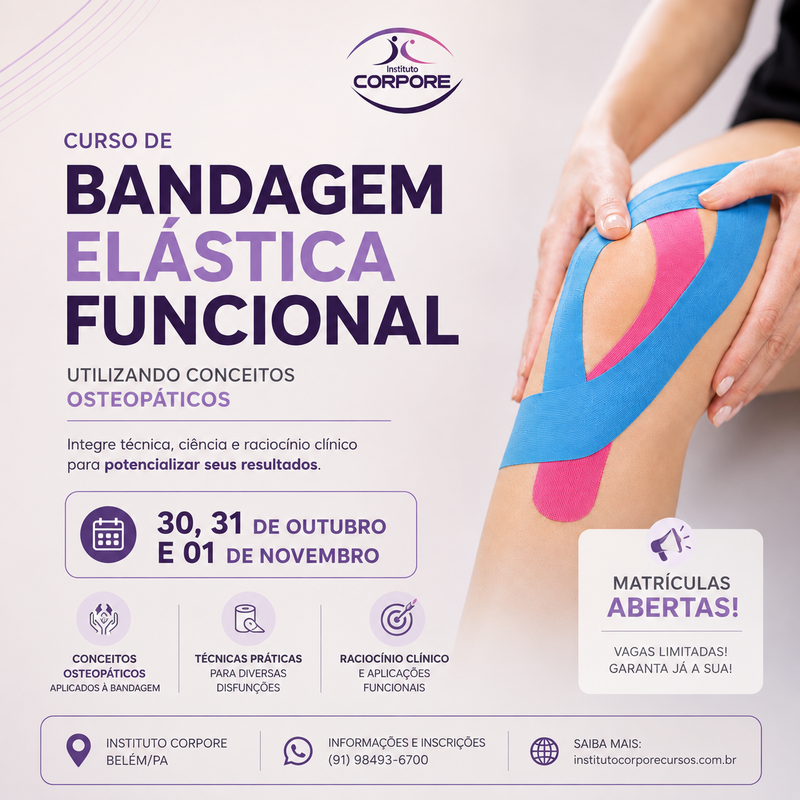 BANDAGEM ELÁSTICA FUNCIONAL - Conceito Osteopaticos.