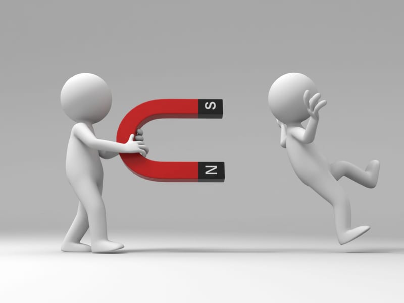 Biomagnétisme par pair d'aimants