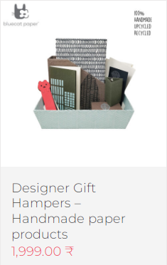 Eco-Friendly Gift Hampers and Deckle Edge Paper by Bluecat Paper